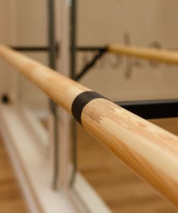 The,Handrail,In,The,Dance,Studio.,Interior,Of,An,Empty