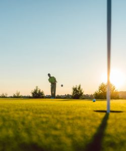 Full,Length,View,Of,The,Silhouette,Of,A,Male,Player